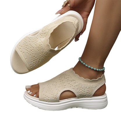 AirFlex™ Åndbare Plateau Sandaler
