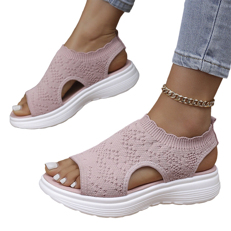 AirFlex™ Åndbare Plateau Sandaler