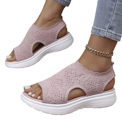 AirFlex™ Åndbare Plateau Sandaler