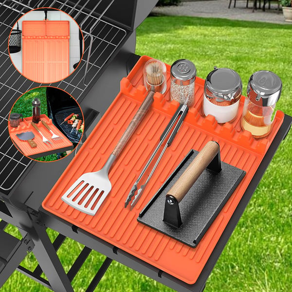 Grillova™ – Silikone-grillmåtte med drypbakke