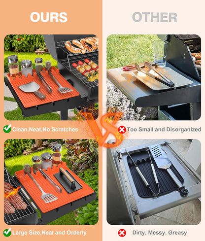 Grillova™ – Silikone-grillmåtte med drypbakke