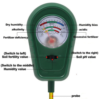 SoilSense™Jordtester 3-i-1