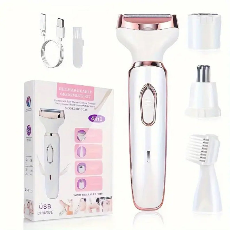 Veloura™ 4-i-1 Ledningsfri Ladyshaver