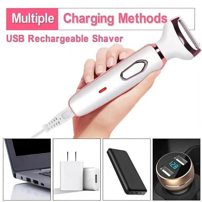 Veloura™ 4-i-1 Ledningsfri Ladyshaver