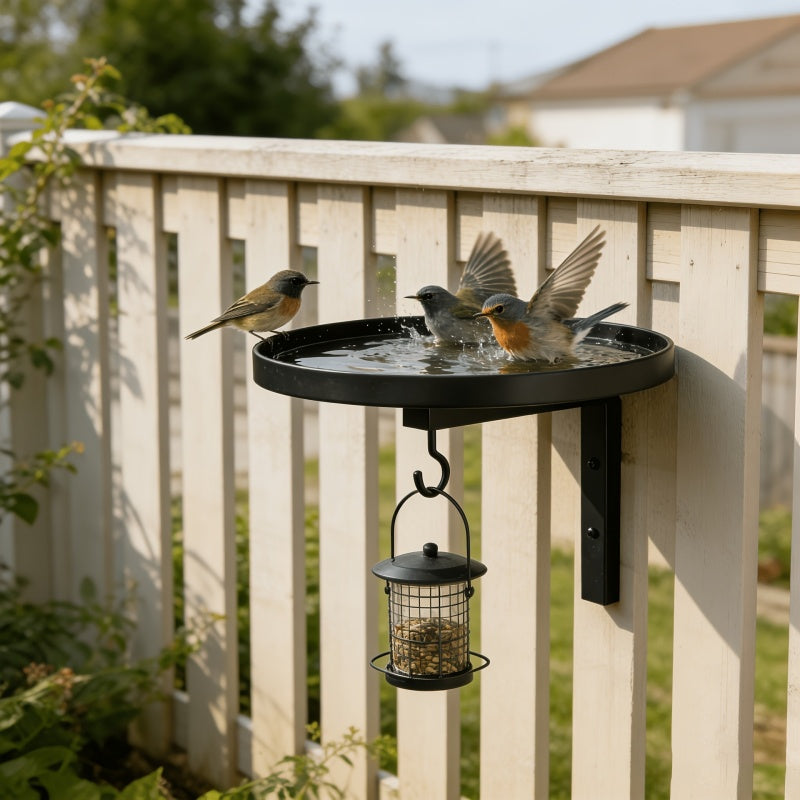 BirdHaven™ – Fuglebad i Metal