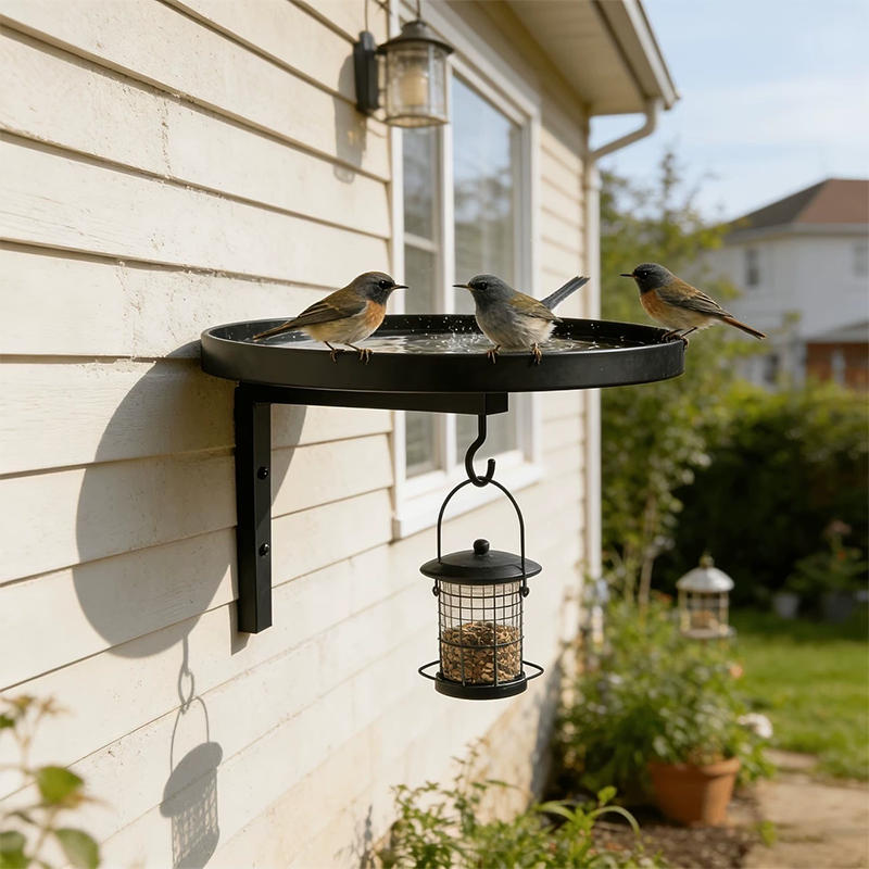 BirdHaven™ – Fuglebad i Metal