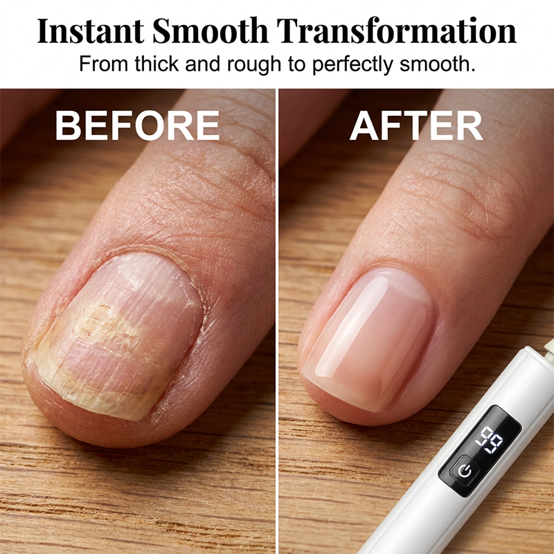 Nailora™ | Elektrisk Manicure- & Pedicuresæt