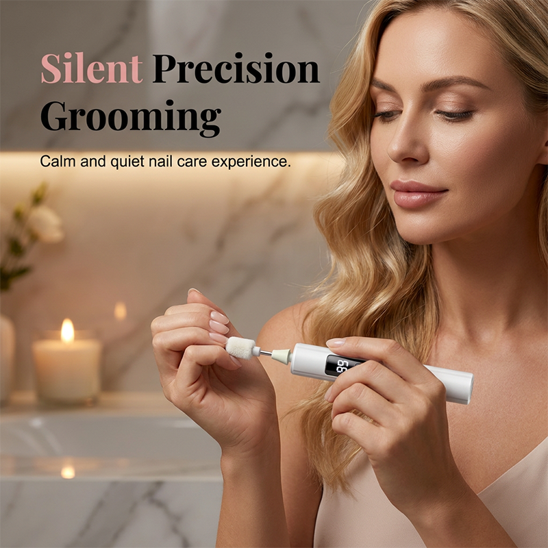 Nailora™ | Elektrisk Manicure- & Pedicuresæt