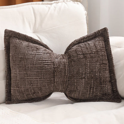 BowLuxe™ Sløjfepude i chenille