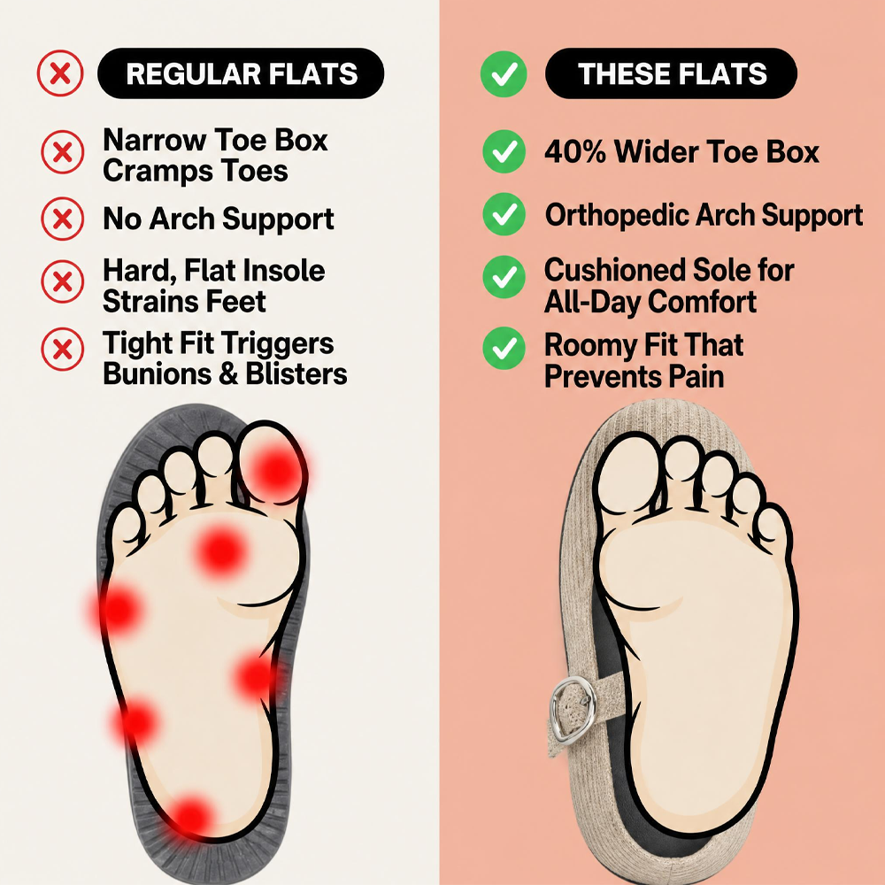 FreeStep™ Barefoot Komfortballerinaer